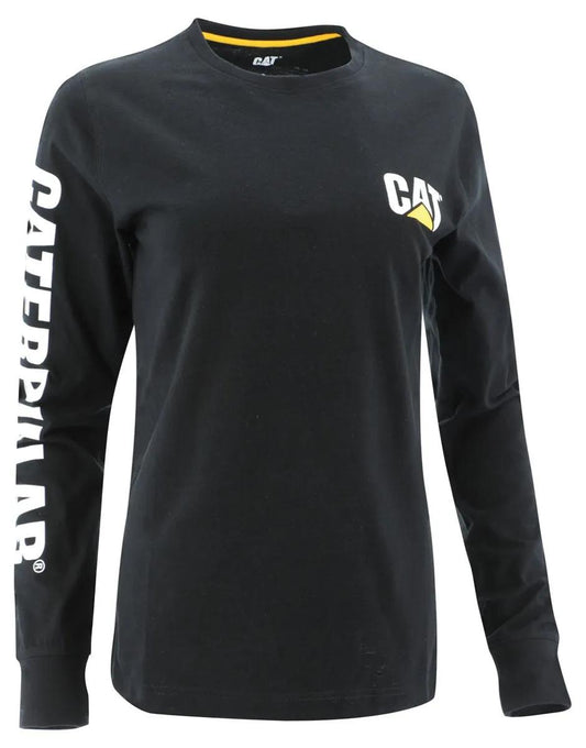 Cat Footwear Women's Trademark Banner Long Sleeve Tee
