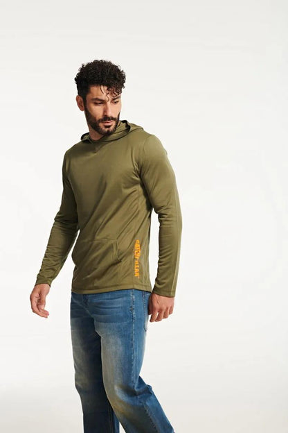 Cat Footwear Men's Coolmax Lightweight Pullover Hoodie