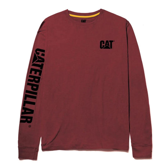Cat Footwear Men's Trademark Banner Long Sleeve Tee