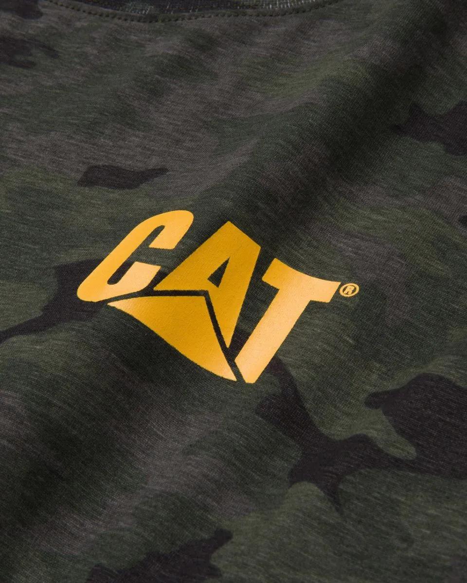 Cat Footwear Men's Trademark Banner Long Sleeve Tee