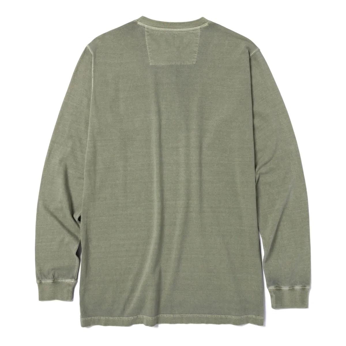 Cat Footwear Men's Pigment Dye Long Sleeve Henley