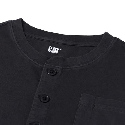 Cat Footwear Men's Pigment Dye Long Sleeve Henley