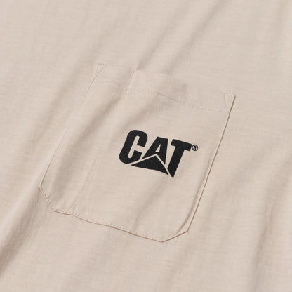 Cat Footwear Men's Short Sleeve Tough Cut Pocket Tee