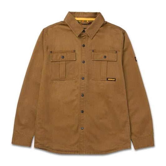 Cat Footwear Men's Waxed Cotton Shirt Jacket