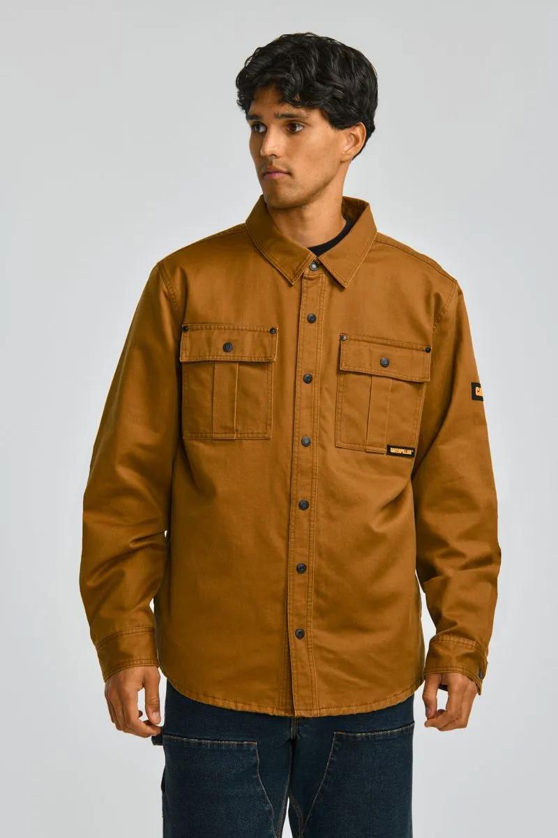 Cat Footwear Men's Waxed Cotton Shirt Jacket